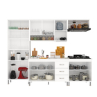 Armário de Cozinha Modulada Completa Fidelitá Viena 5 Peças 2