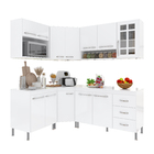 Armário de Cozinha Modulada Completa Fidelitá Viena 6 Peças 3