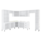 Armário de Cozinha Modulada Completa Fidelitá Viena 9 Peças 5