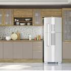 Armário De Cozinha Modulada Completa Reta 10 Peças 4 80m 284