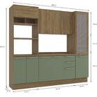 Armário De Cozinha Modulada Completa Reta 5 Peças 2 40m 240 B