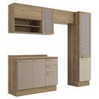 Armário De Cozinha Modulada Completa Reta 5 Peças 2 50m 292 B