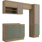 Armário De Cozinha Modulada Completa Reta 5 Peças 2 50m 292 B