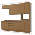 Armário De Cozinha Modulada Completa Reta 7 Peças 2 70m 317 M