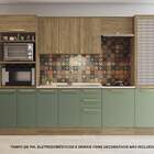 Armário De Cozinha Modulada Completa Reta 7 Peças 3 00m 305 B