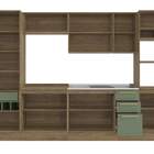 Armário De Cozinha Modulada Completa Reta 7 Peças 3 50m 249 B