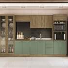 Armário De Cozinha Modulada Completa Reta 7 Peças 3 50m 249 B