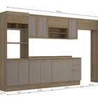 Armário De Cozinha Modulada Completa Reta 9 Peças 4 00m 247 B