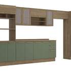 Armário De Cozinha Modulada Completa Reta 9 Peças 4 00m 247 B