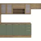 Armário De Cozinha Modulada Completa Reta 9 Peças 4 00m 290 B