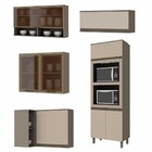 Armário De Cozinha Modulada De Canto 10 Peças Perfect H02 Dun