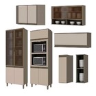 Armário De Cozinha Modulada De Canto 13 Peças 100% Mdf Connec