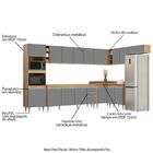 Armário De Cozinha Modulada De Canto 9 Peças Cp04 Balcão Cast
