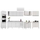 Armário De Cozinha Modulada De Canto 9 Peças Cp06 Balcão Com