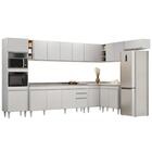 Armário De Cozinha Modulada De Canto 9 Peças Cp06 Balcão Com