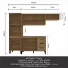 Armário De Cozinha Modulada Elaine 4 Peças Boreal - Móveis Ar