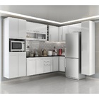 Armário de Cozinha Modulada Jaspe 12 peças - Branco