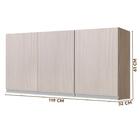 Armário De Cozinha Modulado 4 Peças Malbec Avelã Karen Petern