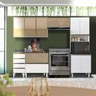 Armário De Cozinha Modulado 5 Peças Branco Durval Shop Jm