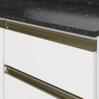 Armário De Cozinha Modulado 5 Peças Branco Durval Shop Jm