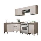 Armário De Cozinha Modulado 6 Peças 9 Portas 3 Gavetas Malbec