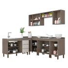 Armário De Cozinha Modulado 8 Peças 11 Portas 3 Gavetas Malbe