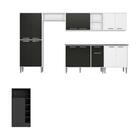 Armário De Cozinha Modulado Com Bancada Americana Xangai Mult