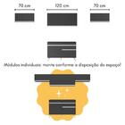 Armário De Cozinha Modulado Com Bancada Veneza Multimóveis Mp