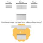 Armário De Cozinha Modulado Com Bancada Veneza Multimóveis Mp