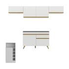 Armário De Cozinha Modulado Com Bancada Veneza Multimóveis Mp