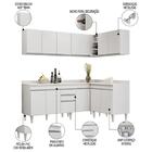 Armário De Cozinha Modulado De Canto 6 Peças Cp29 Balcão Com