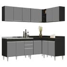 Armário De Cozinha Modulado De Canto 6 Peças Cp30 Com Pia Ino