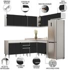 Armário De Cozinha Modulado De Canto 7 Peças Cp19 Balcão Sem