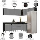 Armário De Cozinha Modulado De Canto 7 Peças Cp21 Com Pia Ino