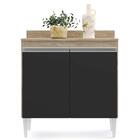 Armário De Cozinha Modulado De Canto 7 Peças Cp36 Com Pia Ino