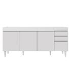 Armário De Cozinha Modulado De Canto 8 Peças Cp25 Balcão Sem