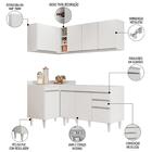 Armário De Cozinha Modulado De Canto Direito 4 Peças Cp37 Bal