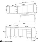 Armário De Cozinha Modulado De Canto Direito 4 Peças Cp41 Bal
