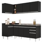 Armário De Cozinha Modulado De Canto Direito 4 Peças Cp42 Com