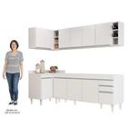 Armário De Cozinha Modulado De Canto Direito 5 Peças Cp43 Bal