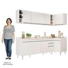 Armário De Cozinha Modulado De Canto Esquerdo 5 Peças Cp53 Ba