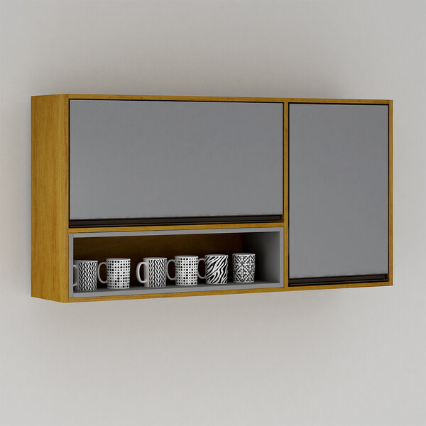 Armário De Cozinha Nala Aéreo Porta Condiment Mobilihouse