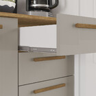 Armário De Cozinha New Topazio 6 Portas 2 Gavetas Salleto