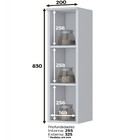 Armário De Cozinha Nicho 20 Cm Nova York Henn