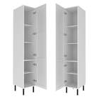 Armário De Cozinha Paneleiro 40cm 2 Portas 100% Mdf Phoenix M