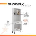 Armário De Cozinha Paneleiro 4 Portas 1 Gaveta Balli Branco