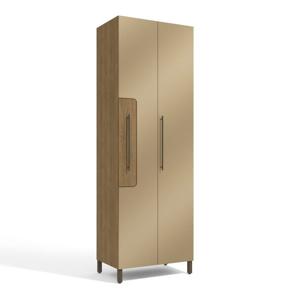 Armário De Cozinha Paneleiro 80cm Com Porta Temperos H730 Áur