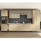 Armário De Cozinha Paneleiro 80cm Com Porta Temperos H730 Áur