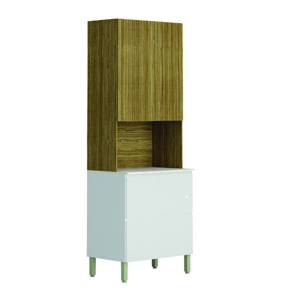 Armário De Cozinha Paneleiro Com Nicho 3 Portas 1 Gaveta Made