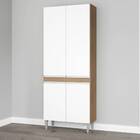 Armário De Cozinha Paneleiro Duplo 80cm Linha Harmonia 03.045